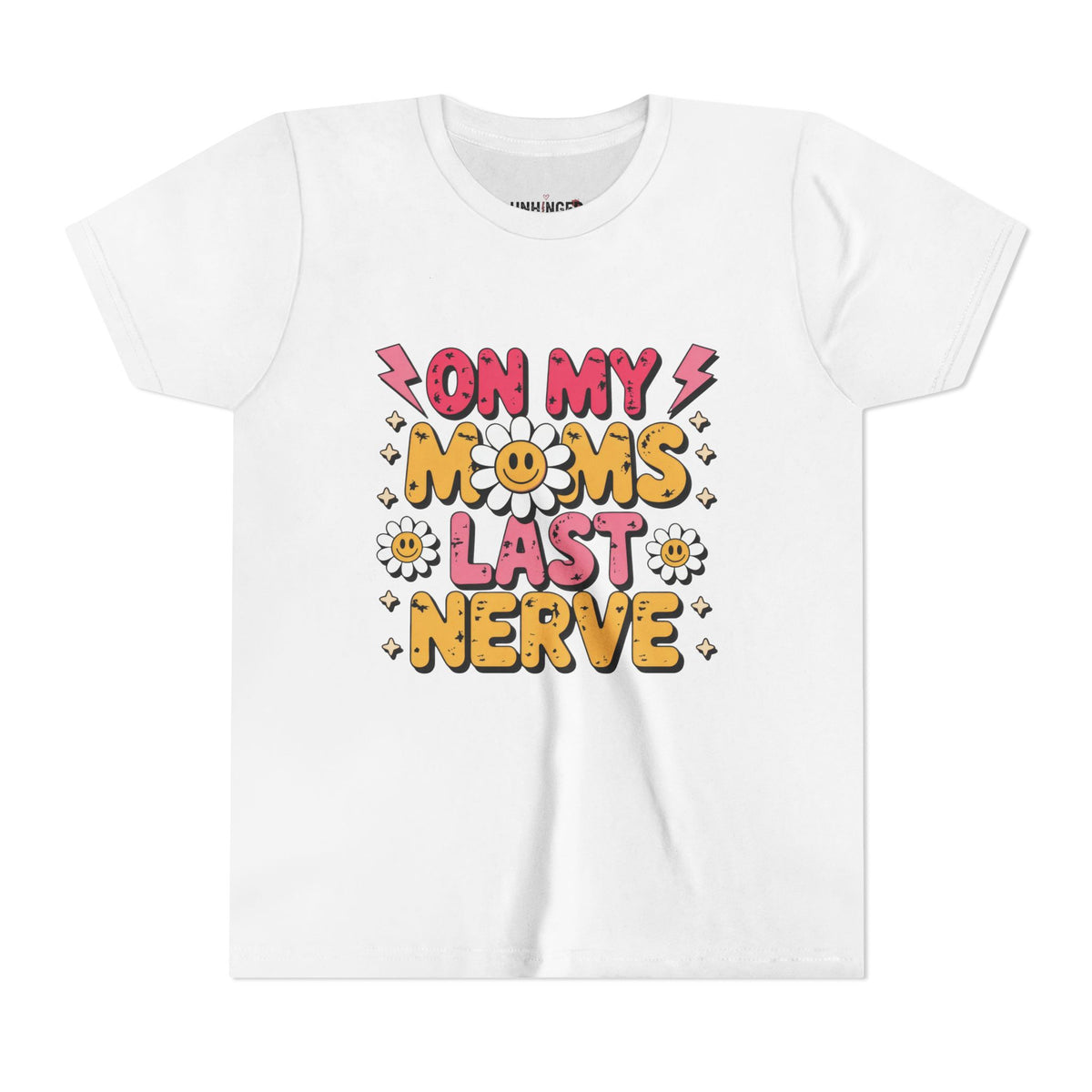 “On My Mom’s Last Nerve” Retro Flower Youth Graphic