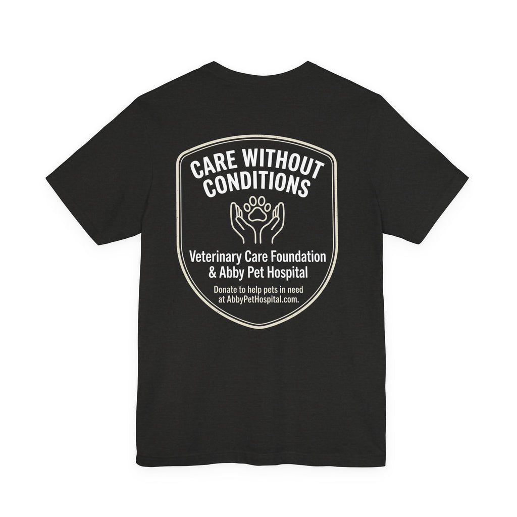 Custom Tee aat Abby Pet Hosptail - Proceeds will be donated to Abby Pet Hospital VCF fund.