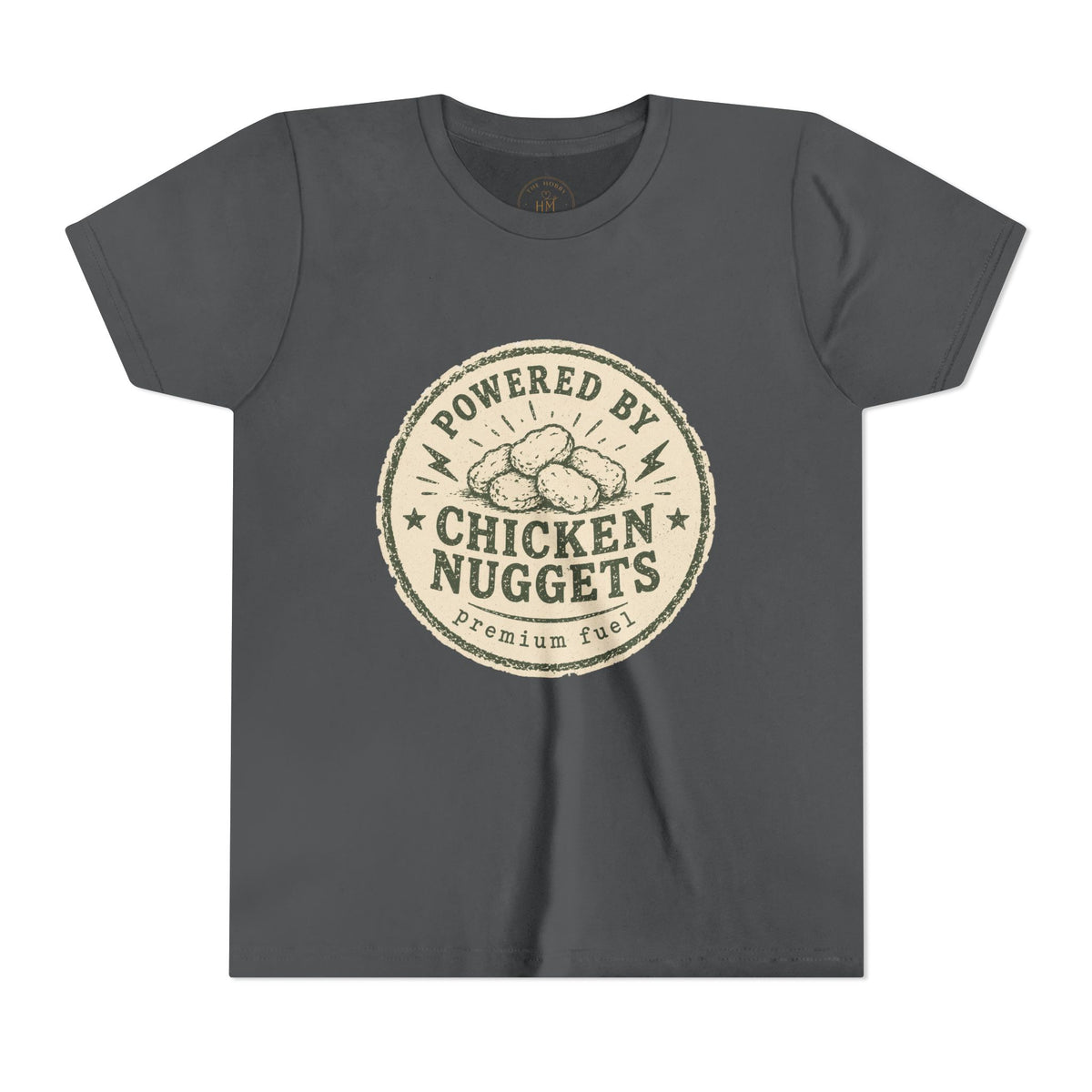 Powered by Chicken Nuggets Youth Graphic T-Shirt