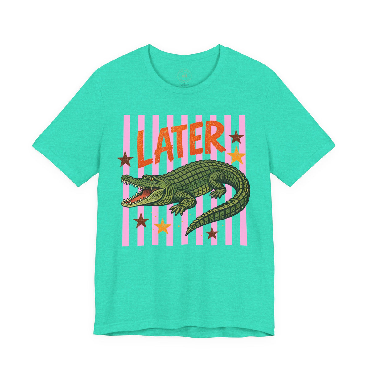 Later Alligator Graphic T-Shirt – Retro Crocodile Graphic Tee