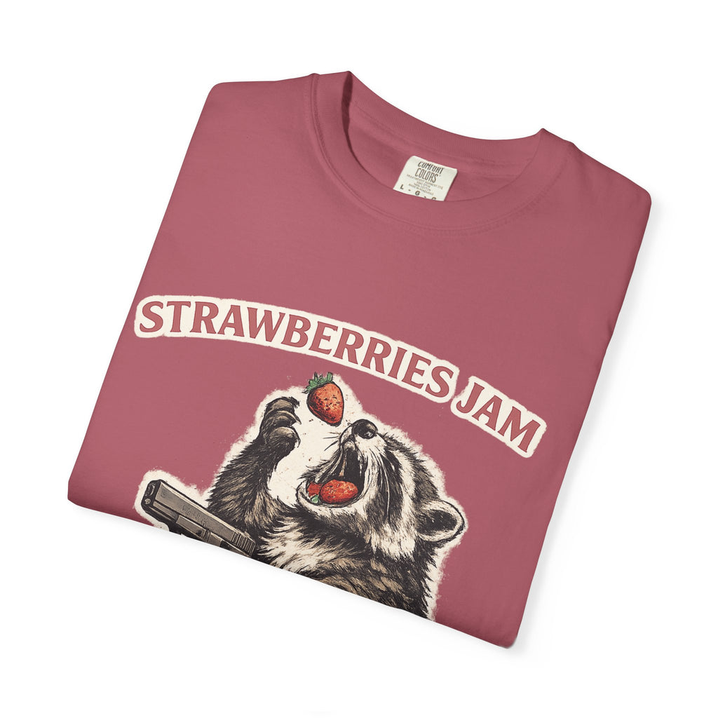 “Strawberries Jam But My Glock Don’t” Graphic T-Shirt