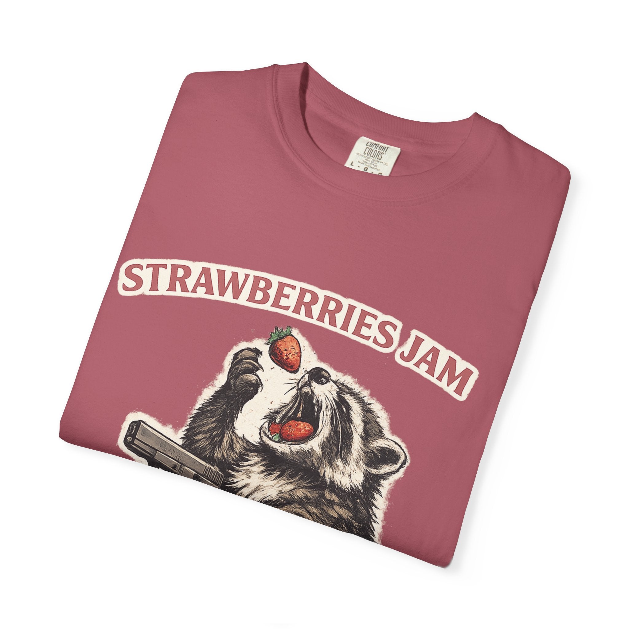 “Strawberries Jam But My Glock Don’t” Graphic T-Shirt