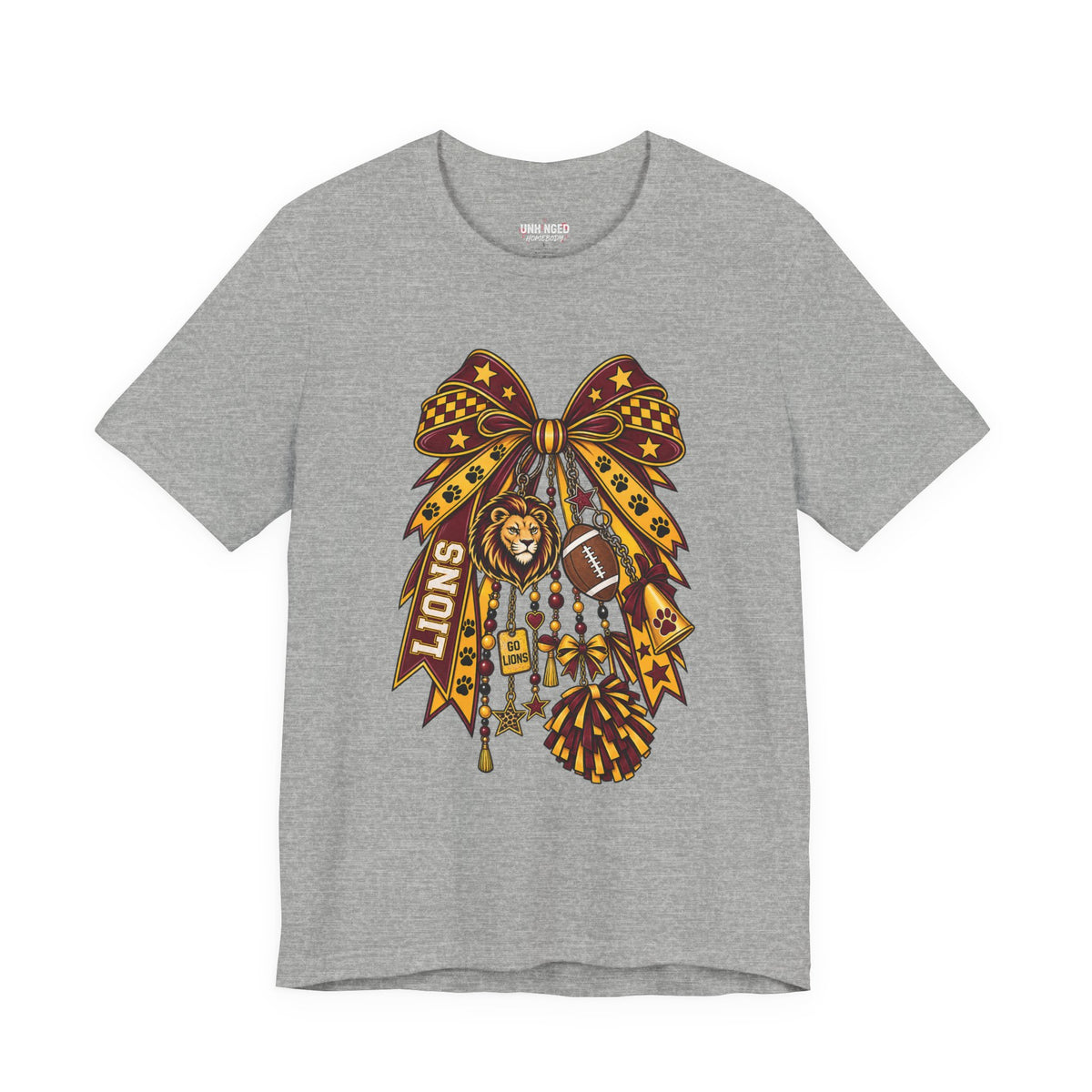 Lions Spirit Cheer Bow T-Shirt