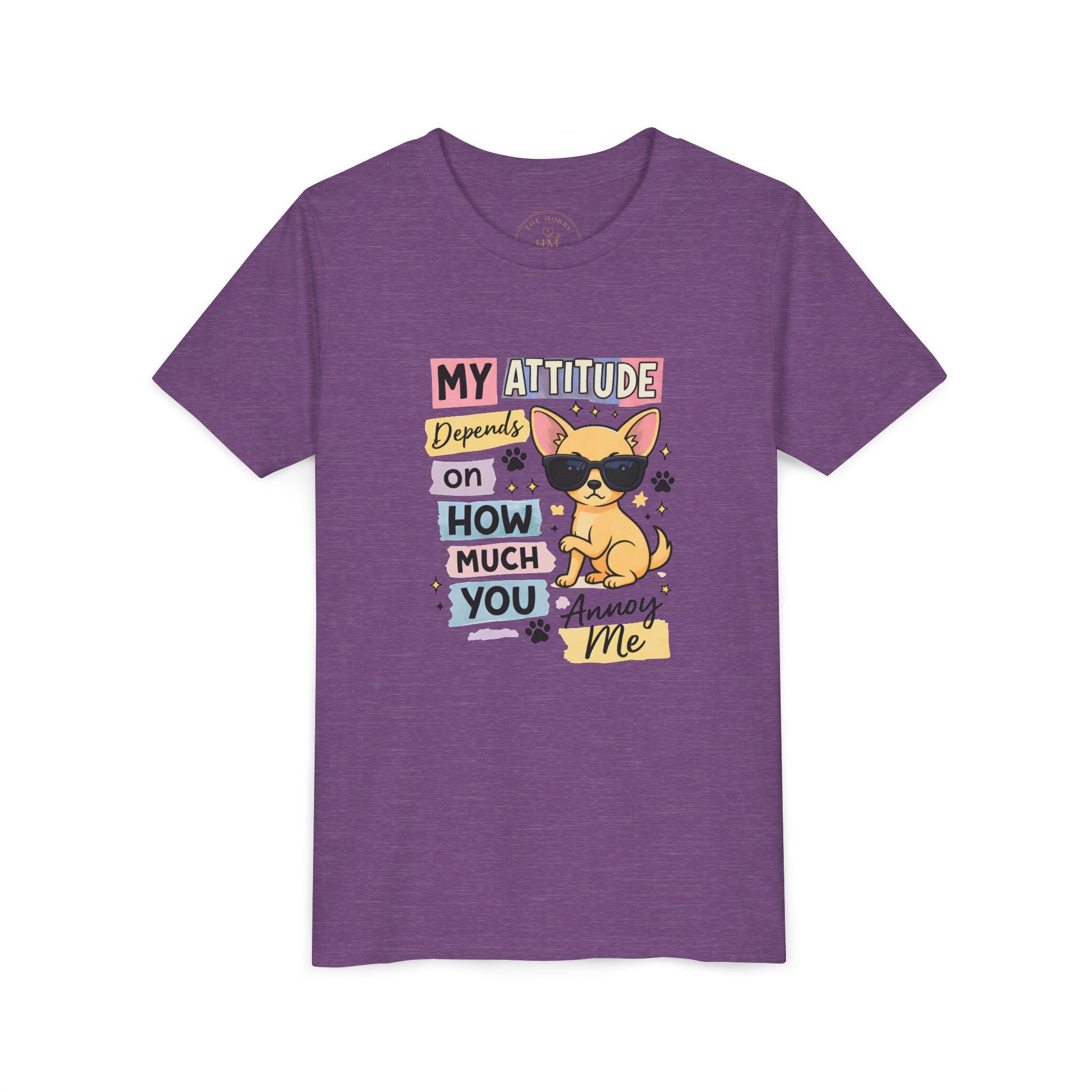 My Attitude Depends on How Much You Annoy Me Youth Tee