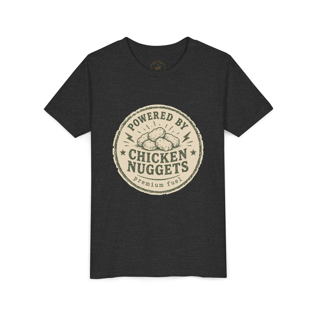 Powered by Chicken Nuggets Youth Graphic T-Shirt
