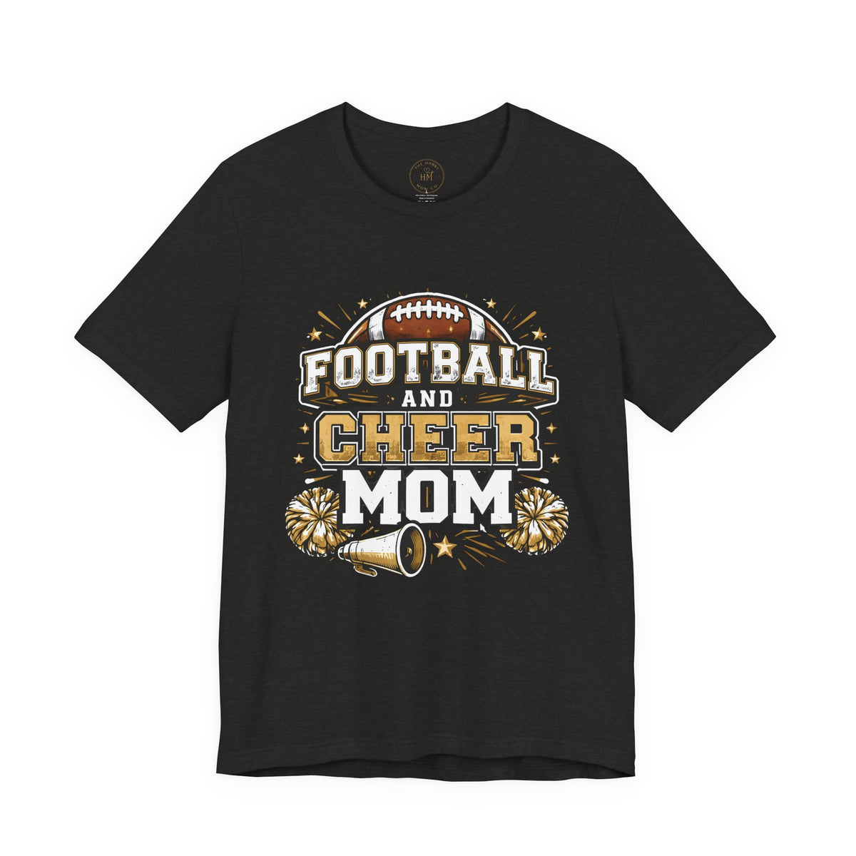 Football and Cheer Mom T-Shirt
