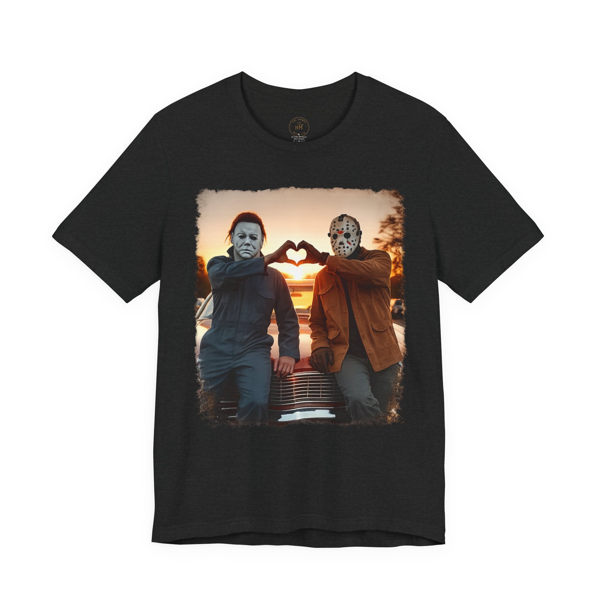 Horror Duo Sunset Heart T-Shirt