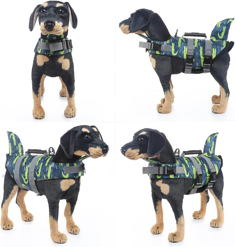 Adjustable Dog Life Jacket Swim Vest
