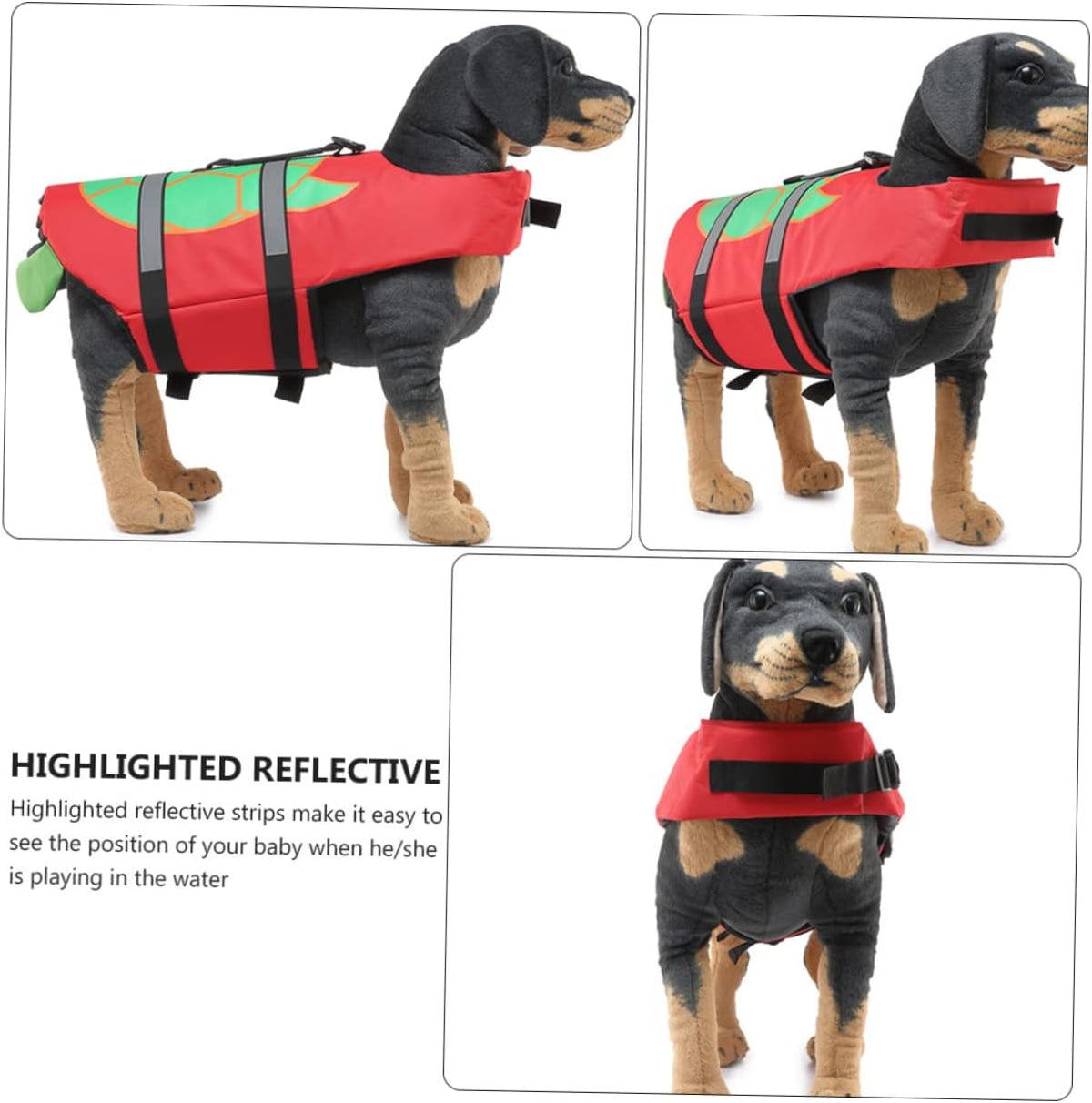 Adjustable Dog Life Jacket Swim Vest