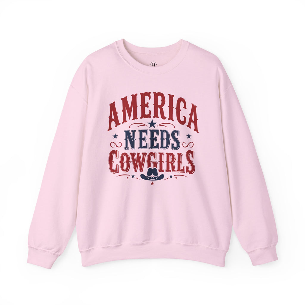 America Needs Cowgirls Sweatshirt