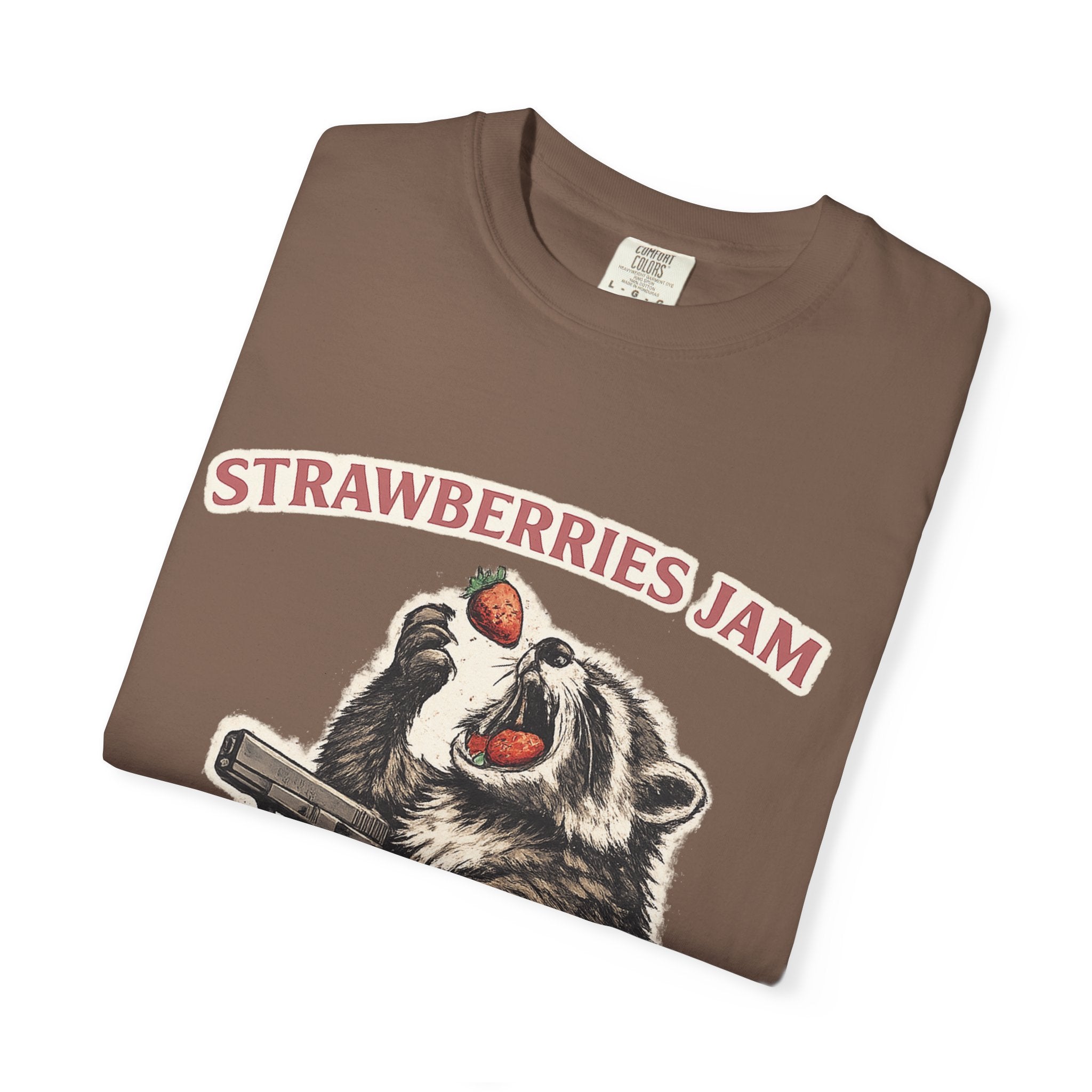 “Strawberries Jam But My Glock Don’t” Graphic T-Shirt
