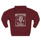Motherhood Skeleton Graphic Hoodie — Rock Mom Fleece Pullover