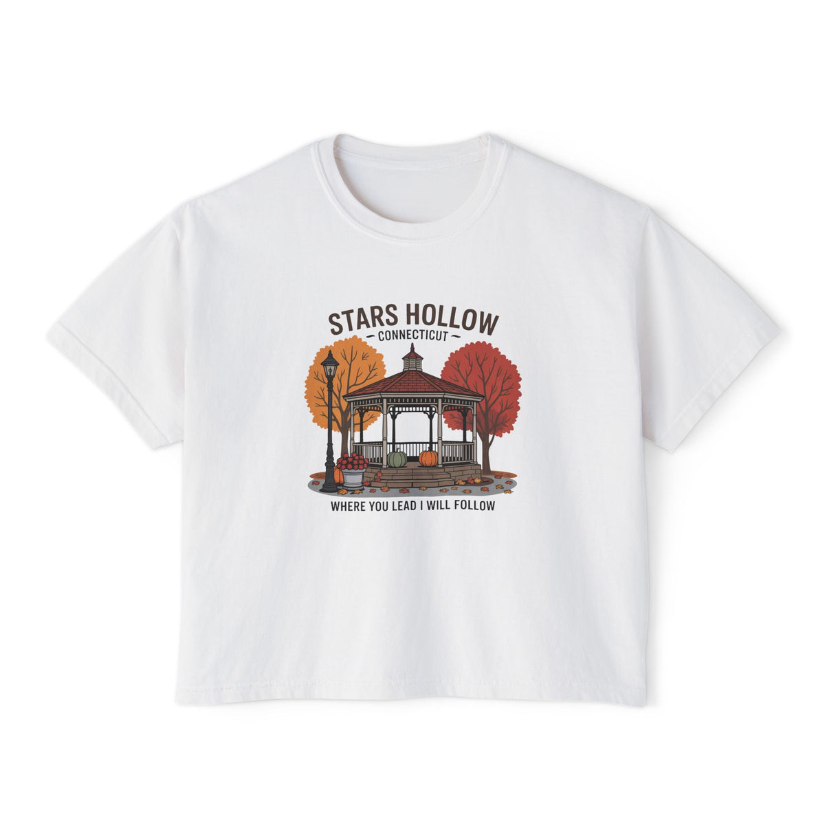 Stars Hollow Gazebo Tee — Women's Boxy Crop