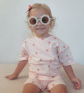 Organic Cotton Strawberry Print Shorts Set Toddler / Kids