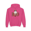 Halloween 'BOO' Leopard Ghost Youth Hoodie