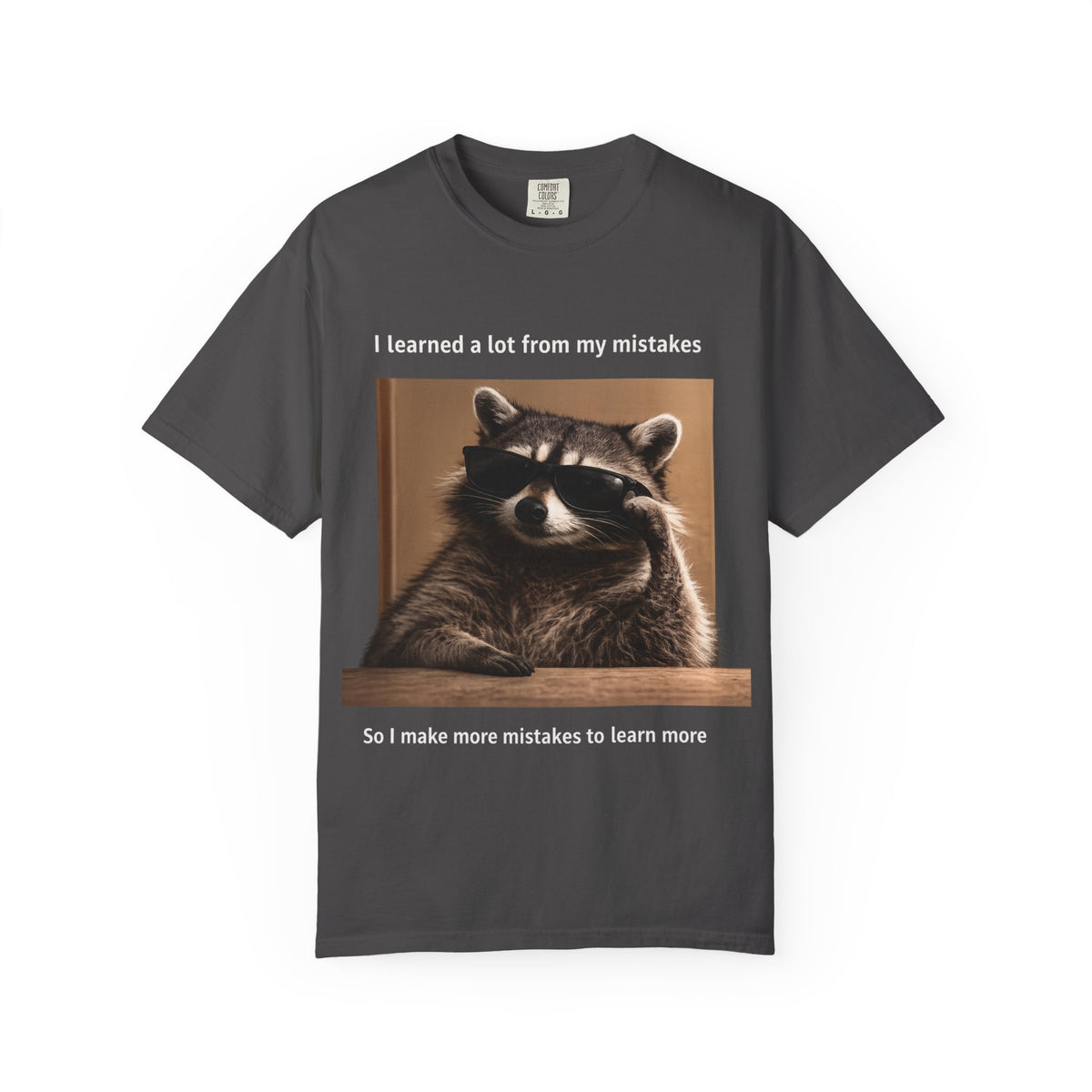 Raccoons and Mistakes Graphic T-Shirt
