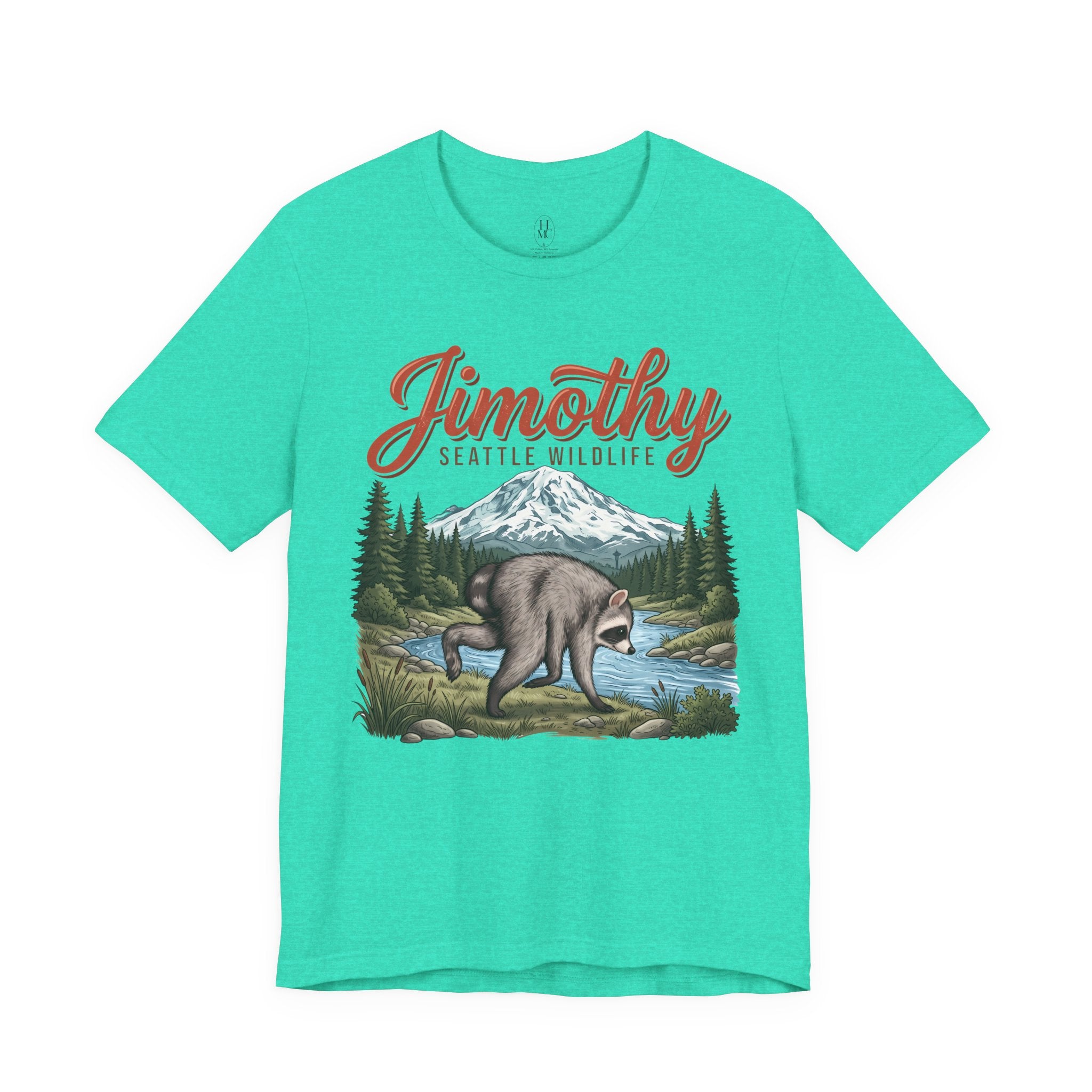 Jimothy Seattle Wildlife Raccoon T-Shirt