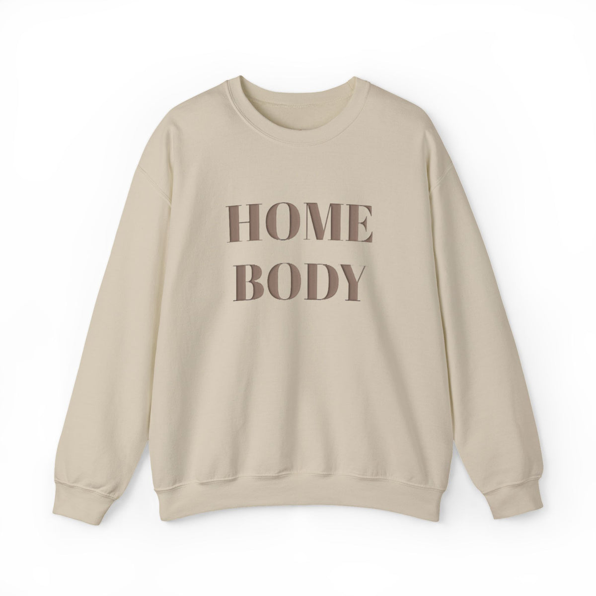 HOME BODY Puff Vinyl Cozy Casual Pullover