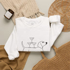 Dachshund Cocktail Crewneck Sweatshirt