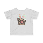“feral” infant tee