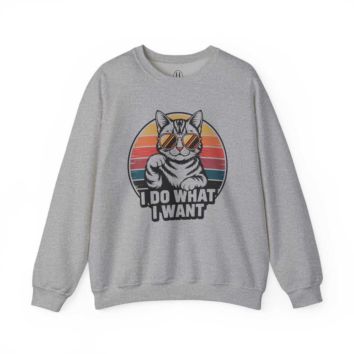 I Do What I Want Cat Crewneck Sweatshirt