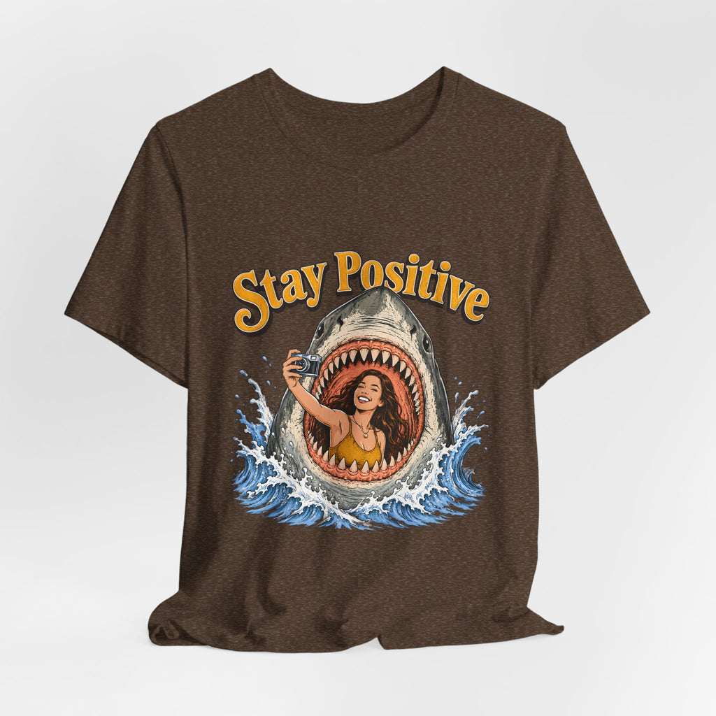 Stay Positive Shark Tee