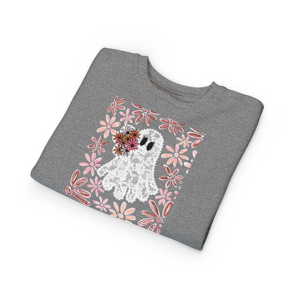 Floral Ghost Toddler Pullover