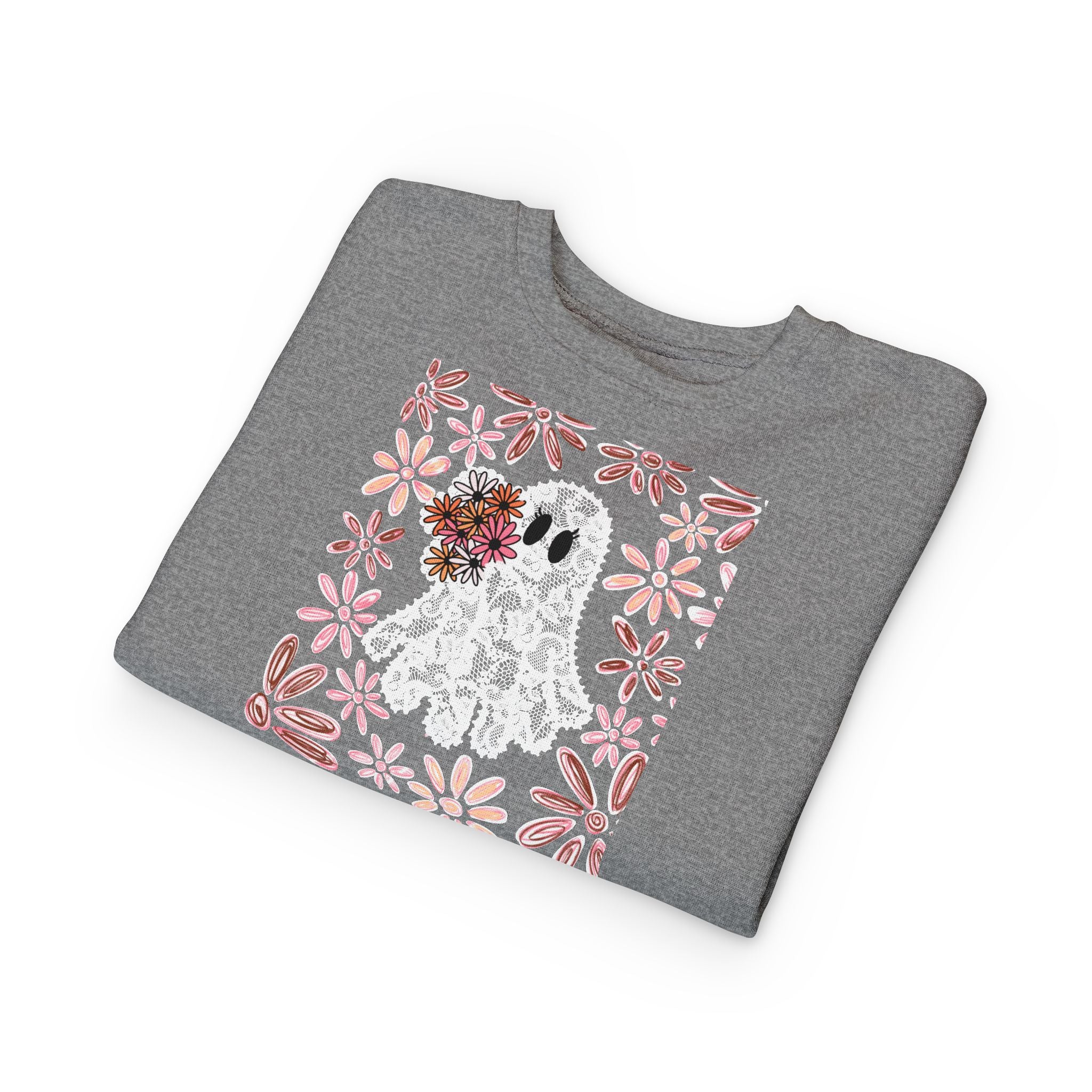 Floral Ghost Toddler Pullover