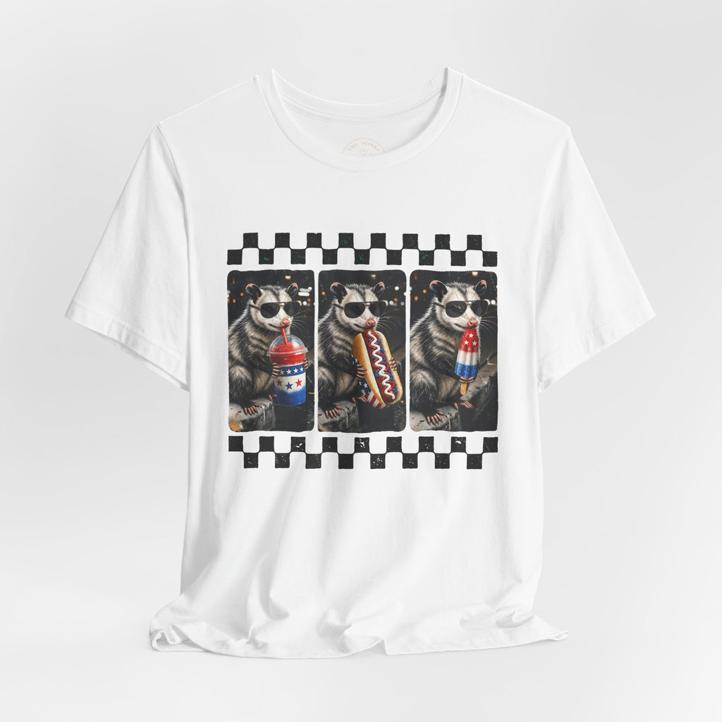 Opossum 4th of July  Graphic T-Shirt