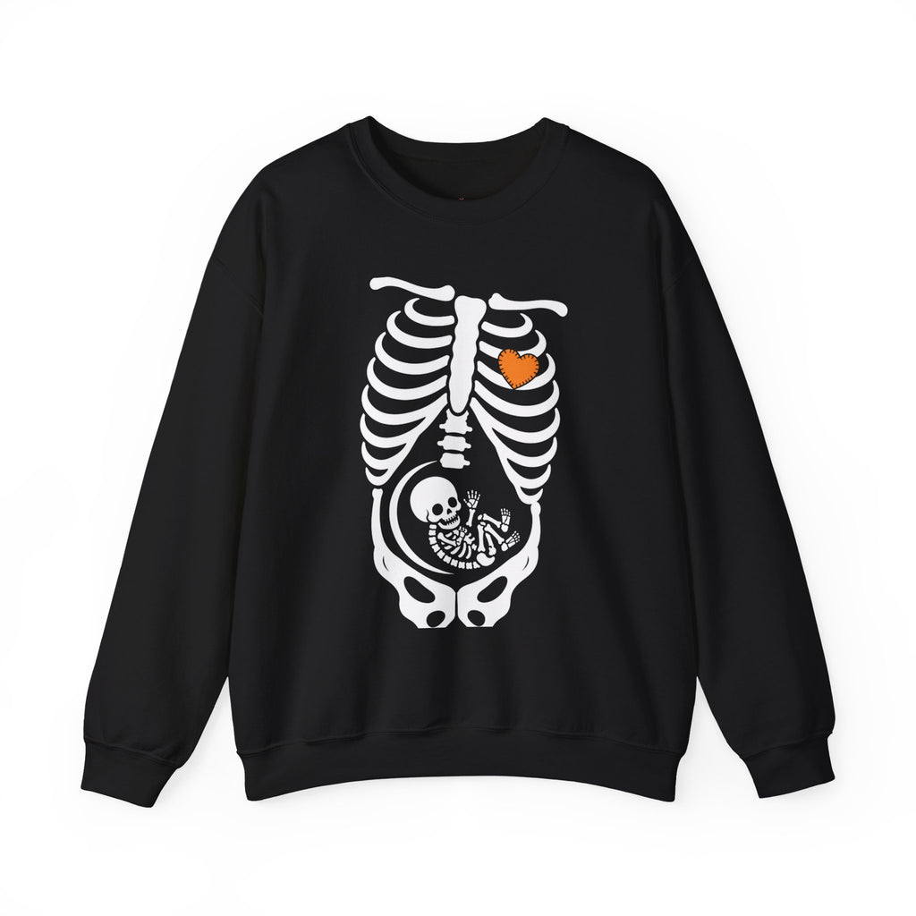 Pregnant Skeleton Crewneck Sweatshirt