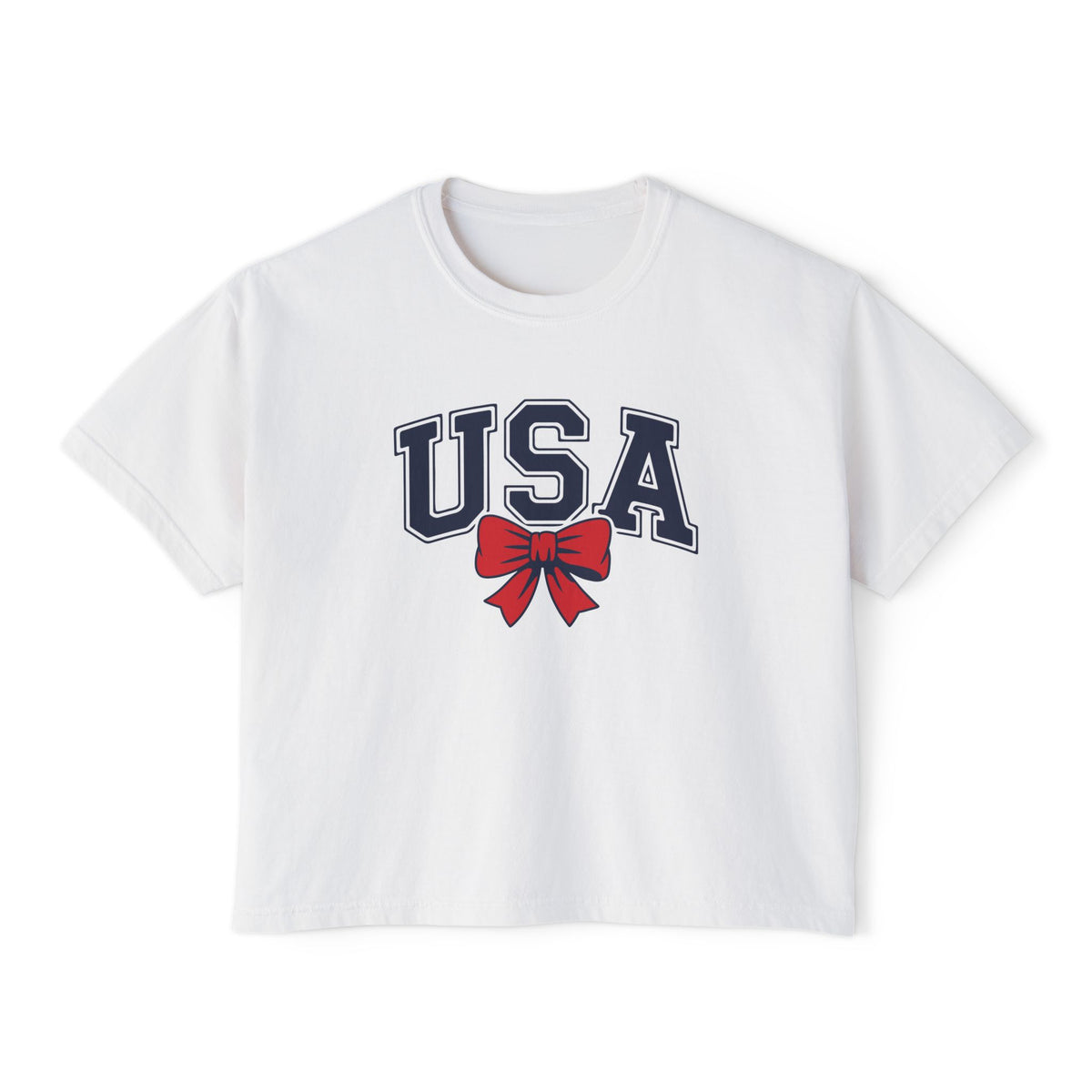 USA Patriotic Crop T-Shirt