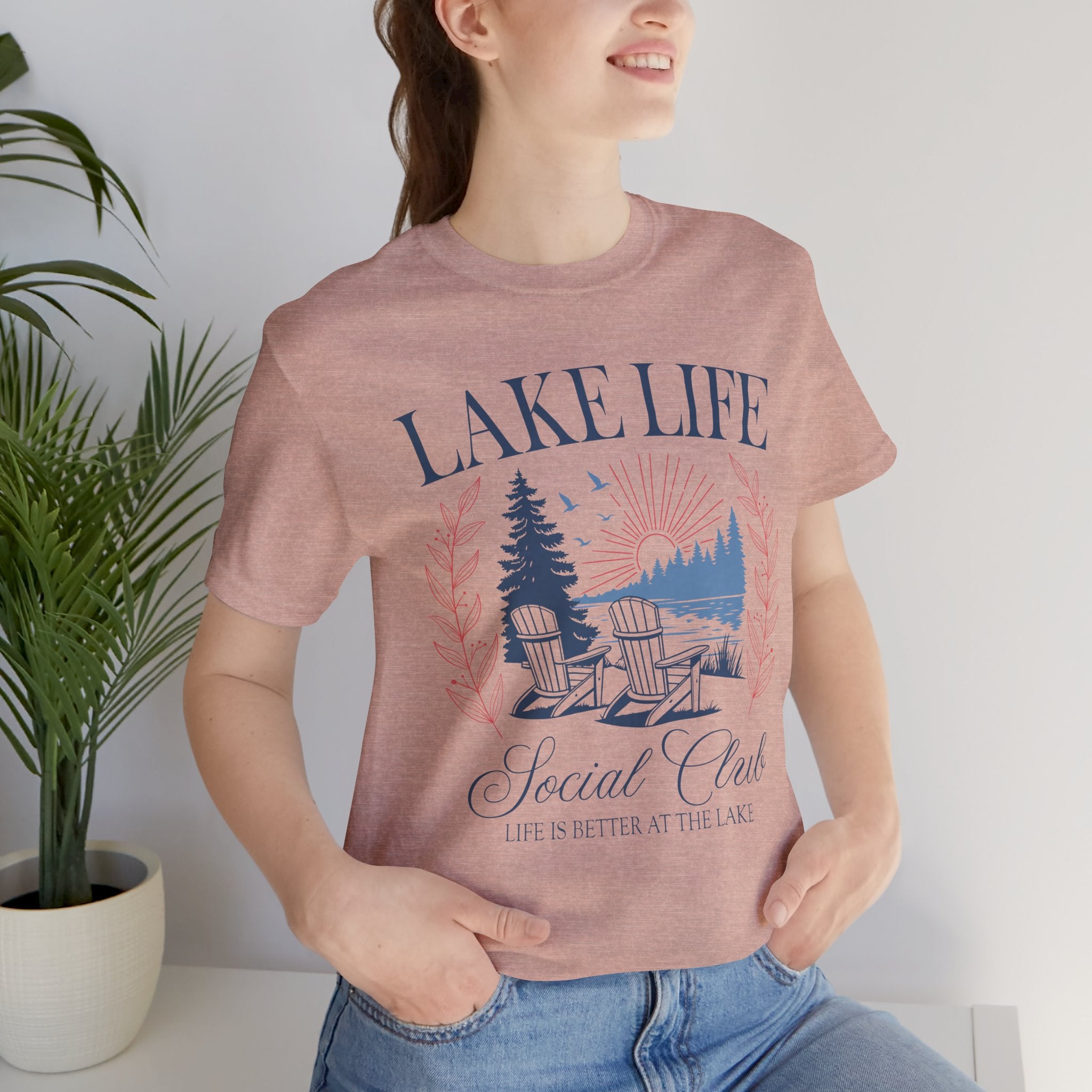"Lake Life Social Club"  Graphic Tee