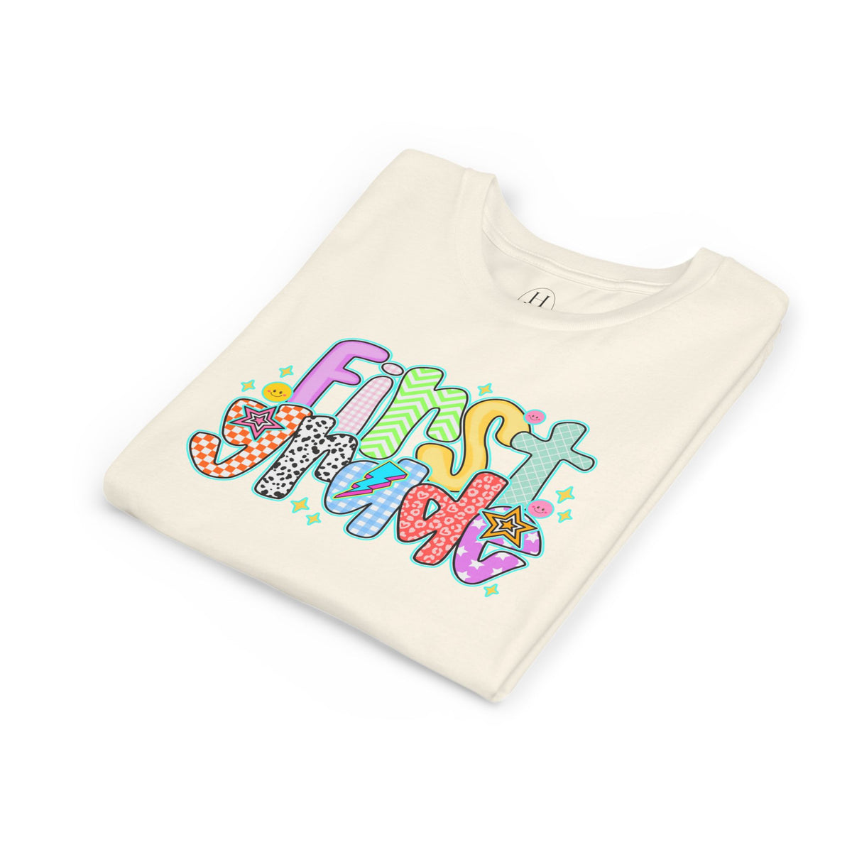 1st grade back to school doodle Youth Graphic Tee