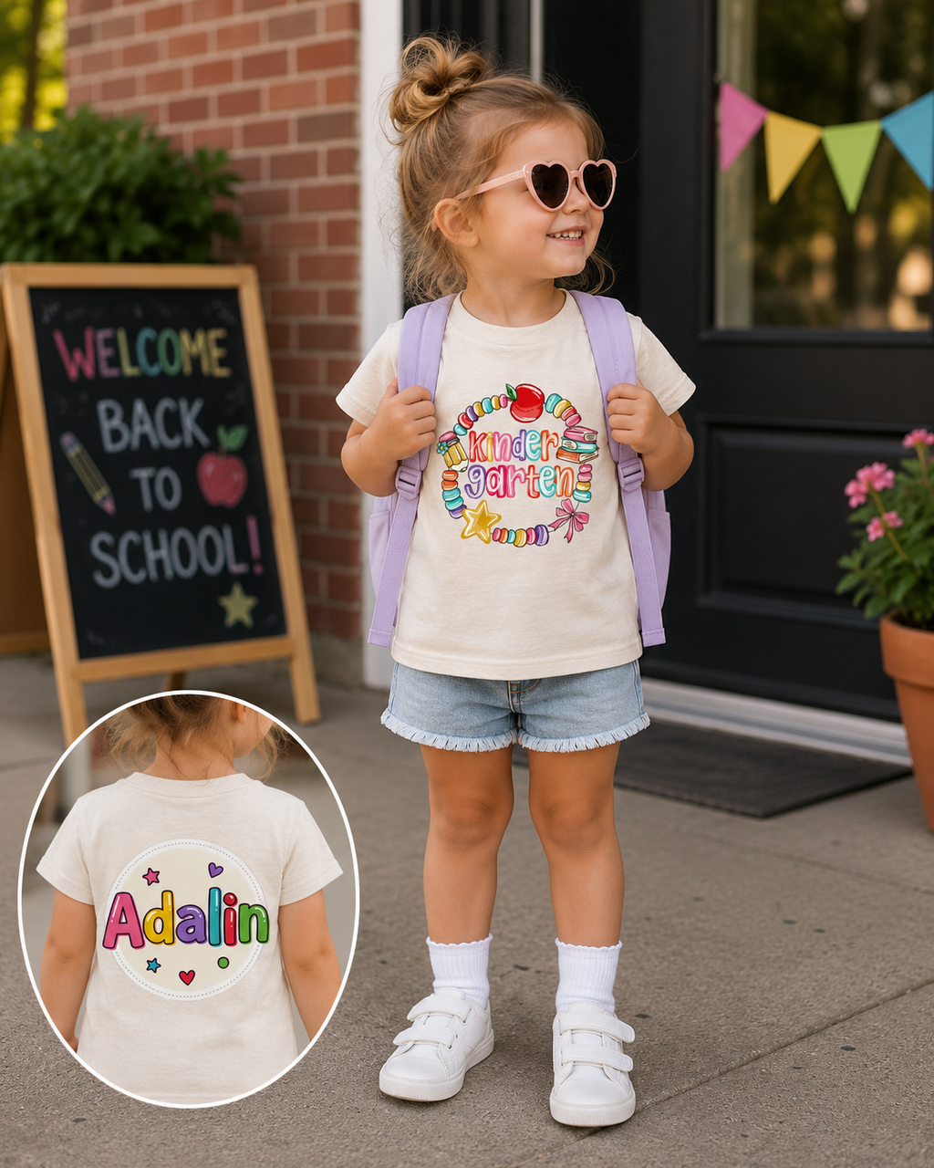Kindergarten Toddler Tee — Personalized Back-to-School Shirt