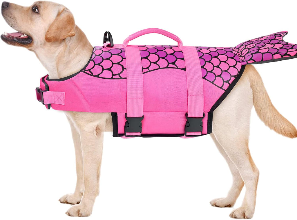 Adjustable Dog Life Jacket Swim Vest