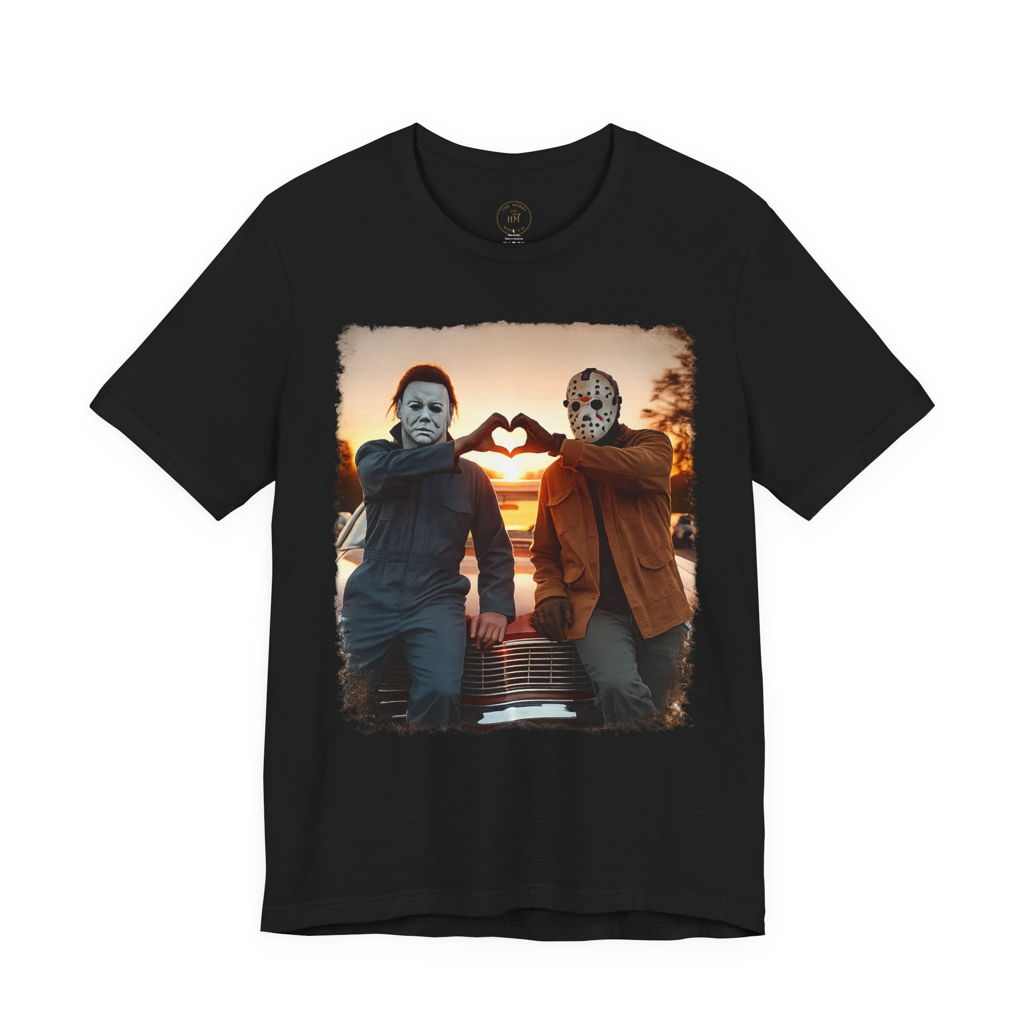 Horror Duo Sunset Heart T-Shirt