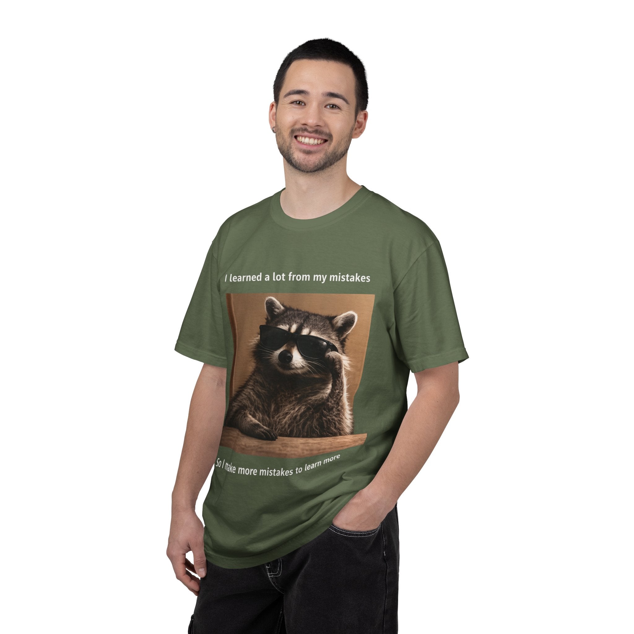 Raccoons and Mistakes Graphic T-Shirt