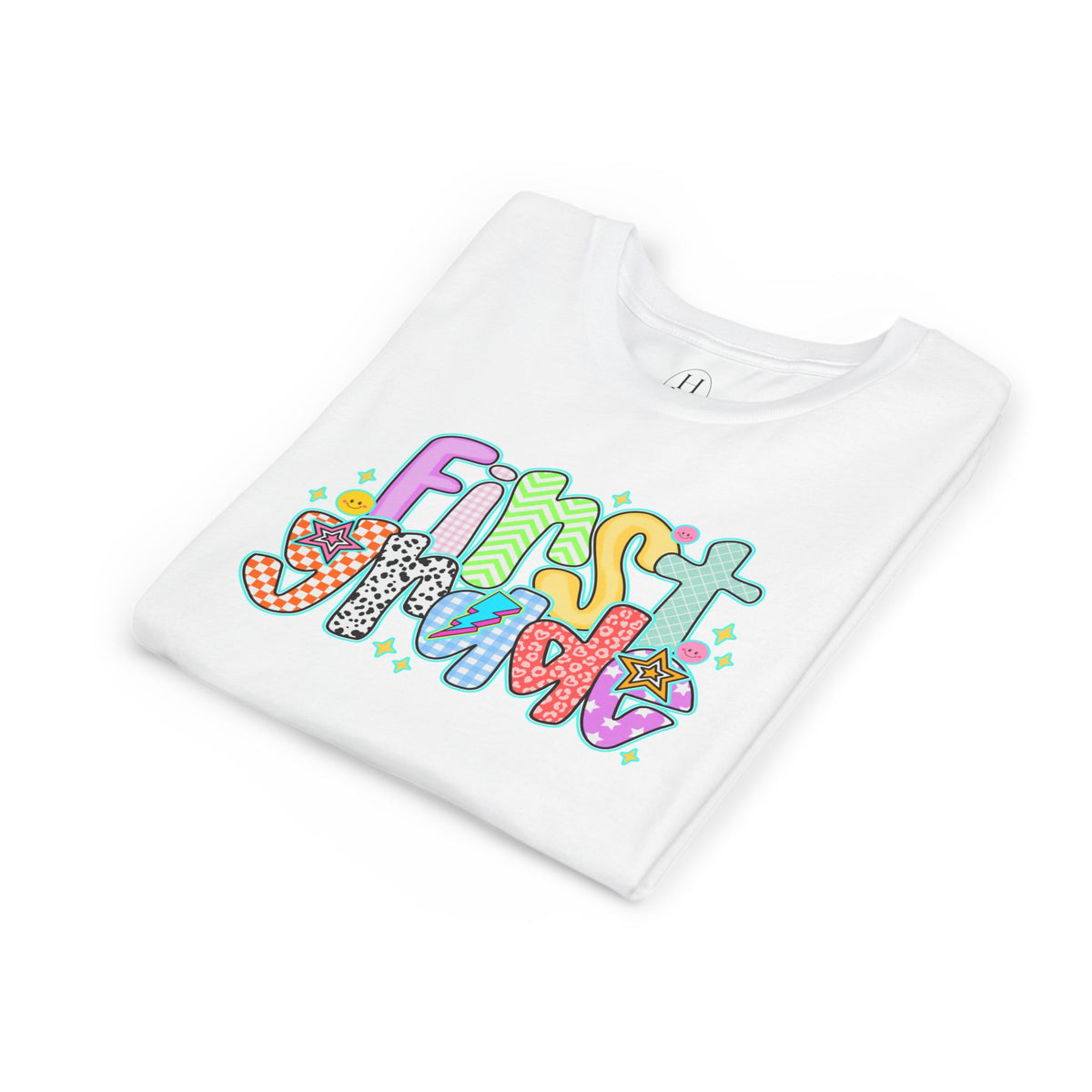 1st grade back to school doodle Youth Graphic Tee