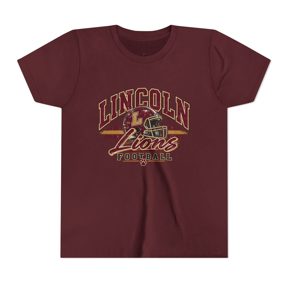 Lincoln Lions Youth Football T-Shirt