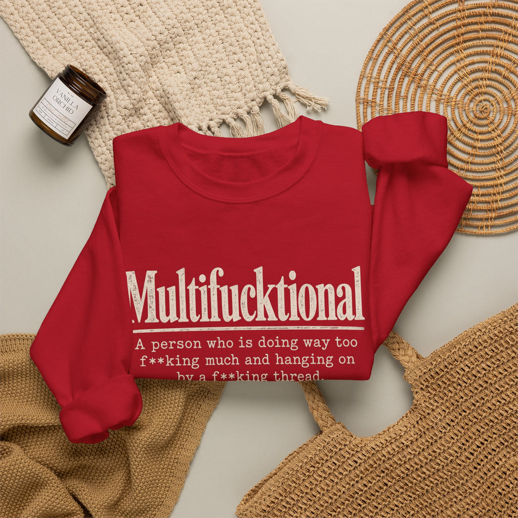 Multifucktional  Crewneck Sweatshirt