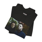 Horror Mask Duo Halloween Graphic Tee