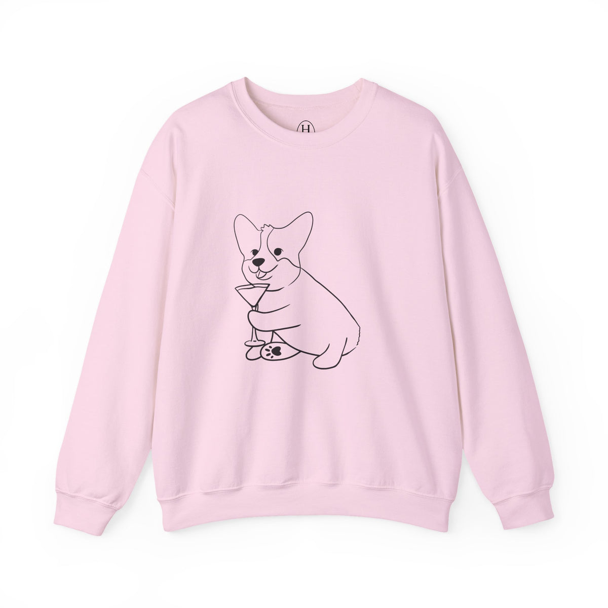 Corgi Cocktail Crewneck Sweatshirt