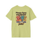 Don't Be Part of the Problem, Spay & Neuter Pets Graphic Tee