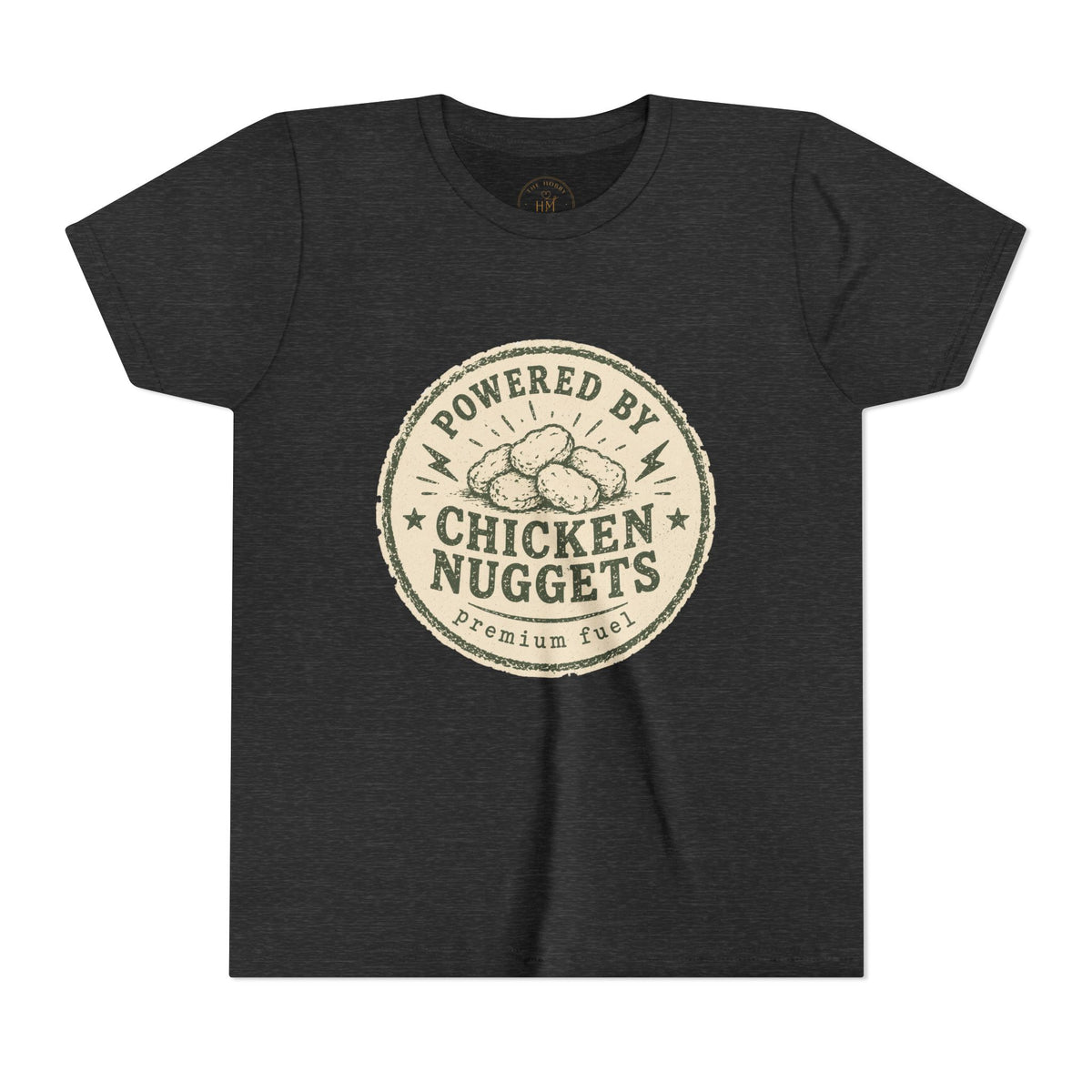 Powered by Chicken Nuggets Youth Graphic T-Shirt