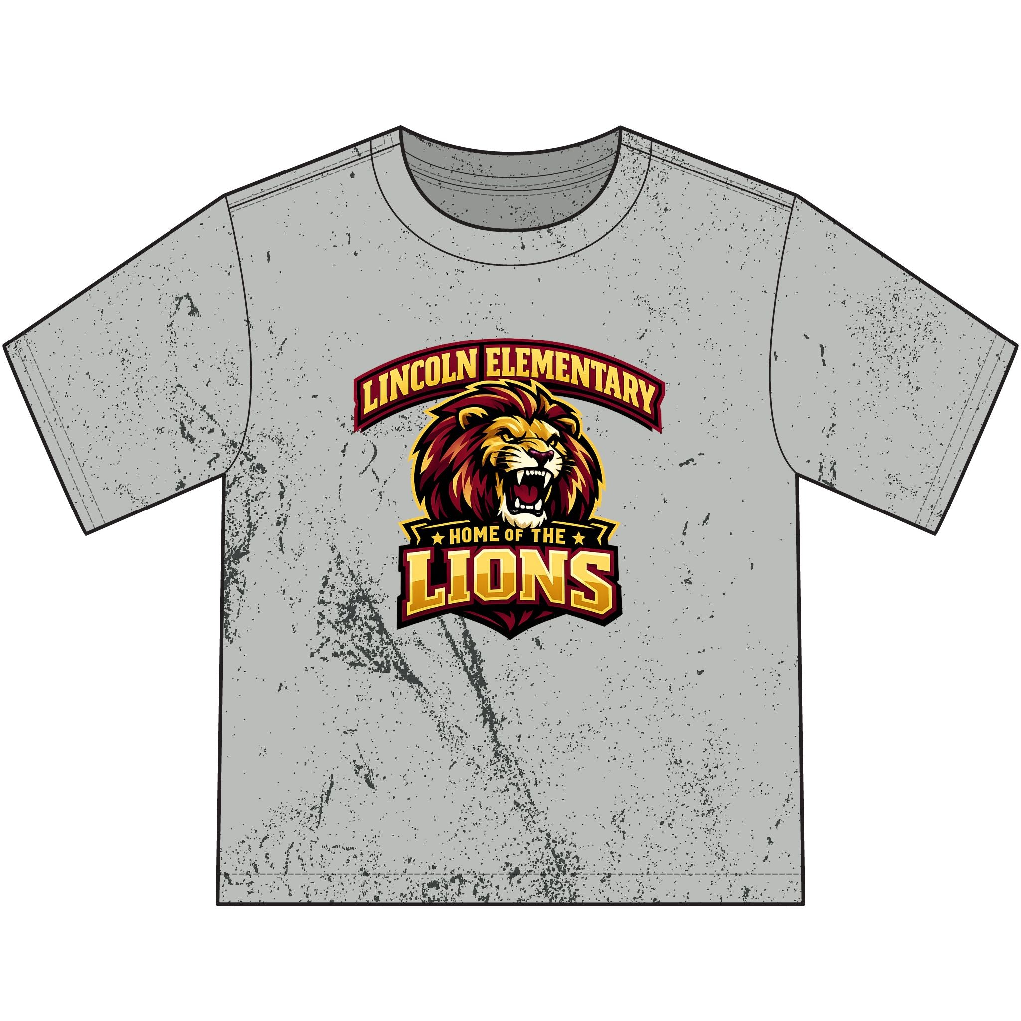 Lions Youth T-Shirt — Home of the Lions School Spirit Tee