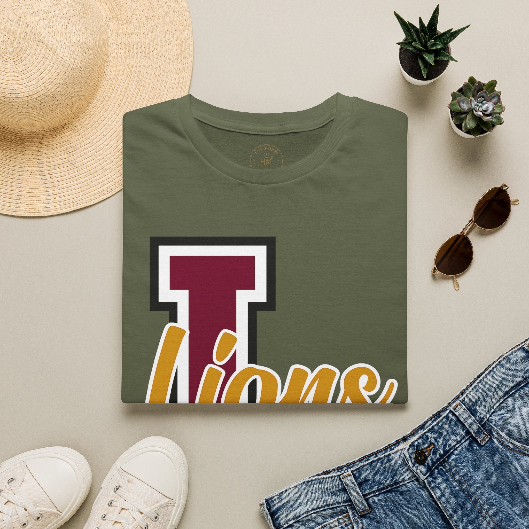 Custom School Spirit Script Adult T-Shirt