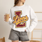 Letterman School Spirit Crewneck Sweatshirt