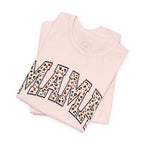 Women's Casual 'MAMA' Leopard Print Graphic Tee