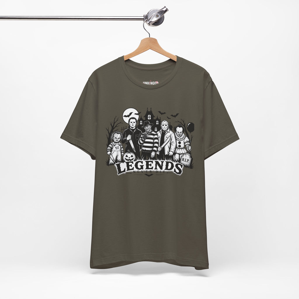 Legends Never Die Halloween Graphic Tee