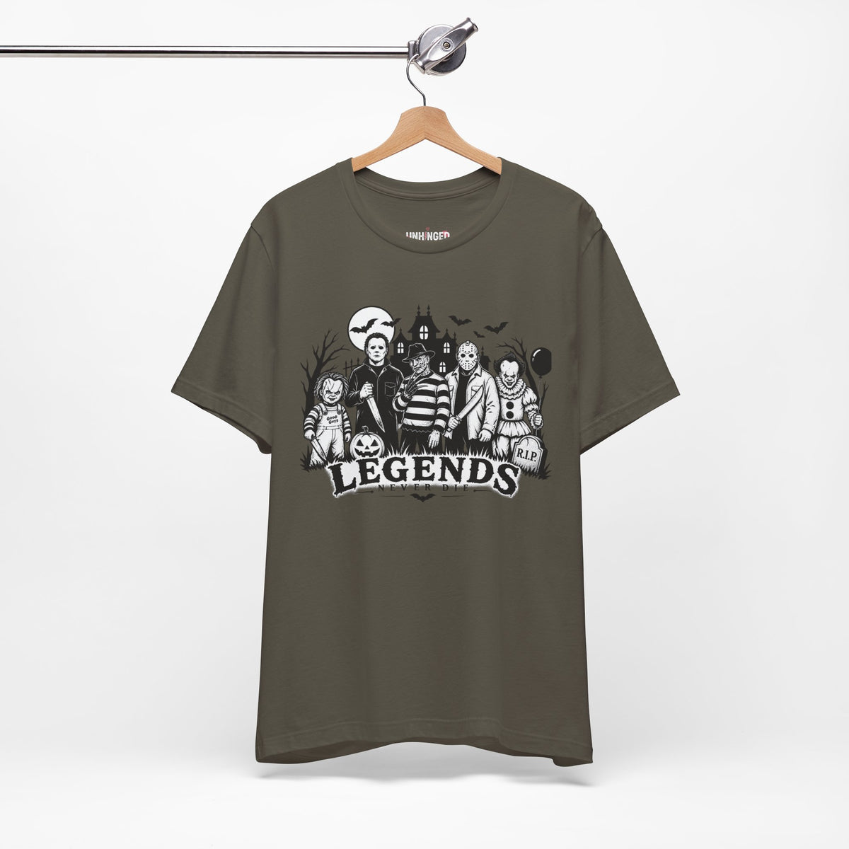 Legends Never Die Halloween Graphic Tee